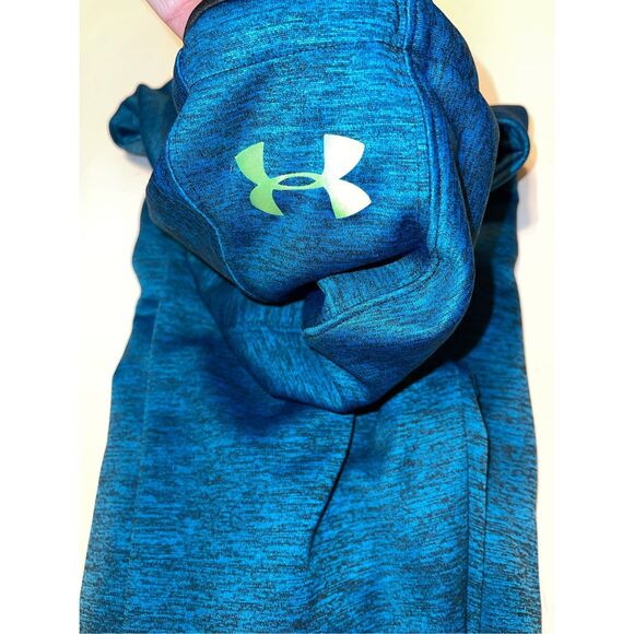 Under Armour Men’s Hoodie Large Blue Pattern Loose Fit Storm Gear A54 - Picture 7 of 7